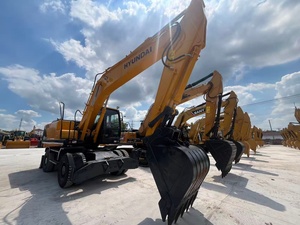 Excavadora de Ruedas Usada Hyundai 210W-9S Robex, Excavadora Hidráulica con Cucharón de 0.92m³ para Construcción y Movimiento de Tierras - Product Image 4