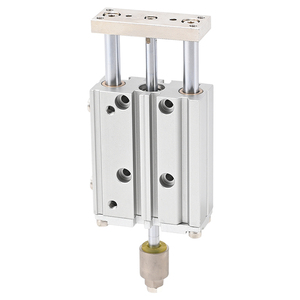 Cylindre pneumatique réglable Tcmj Tclj12 16 20 25 32 40 20 30 50 75 100 15 Série de cylindres à piston à corps en aluminium - Product Image 1