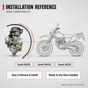 Conjunto de <span class=keywords><strong>Carburador</strong></span> de Motocicleta para Suzuki GN125H GN125 GN125F EN125 <span class=keywords><strong>GN</strong></span> 125 Moto de Calle Motor de Motocicleta de 125cc <span class=keywords><strong>Carburador</strong></span> - Product Image 6