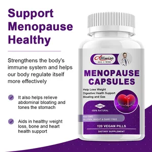 Menopause-Relief-Kapsel 60 Stück Black Cohosh-Kapseln Krautmittel-Supplements