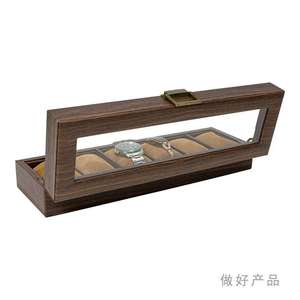 Display Storage Box New Design Wood Watch Box Perfect Quality With 6 Slot Desktop Organizer Crafts Acacia Watches Storage Box - Product Image 5