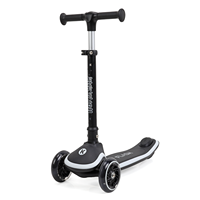 Trottinette pliable pour enfants avec roues lumineuses et guidon et plateau, réglable en hauteur sur 4 niveaux