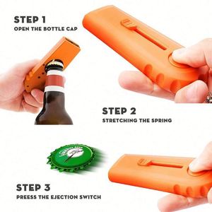 Herramienta de cocina portátil Flying Zappa cerveza bebida abrebotellas apertura lanzador Top Shooter fiesta regalo - Product Image 4