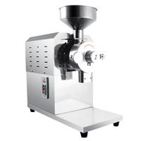 Moulin à café industriel grande capacité en acier inoxydable avec moteur, capacité de 2000g/heure, grand bac de 40kg