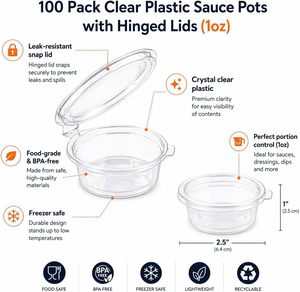 10oz/300ml Disposable Circular Lunch Box with Lid PP Material Restaurant Use <b>Takeaway</b> <b>Container</b> Food Packaging - Product Image 2