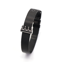 Bracelet de montre unisexe classique minimaliste en métal 8mm 10mm simple Bracelet en acier inoxydable 316L accessoires de bracelet de mode