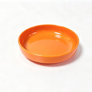 Plato Redondo de Melamina de Grado Alimenticio, Multicolor, Resistente a los Golpes y al Calor, Ideal para Postres, Aperitivos y Bocadillos - Product Image 4