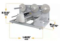 Máquina Troqueladora de Etiquetas en Rollo, Cortadora de Etiquetas con Software Label Studio para Etiquetas de Alimentos y Bebidas, 300*300 mm