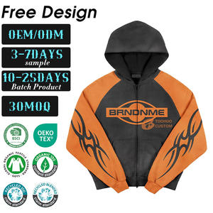 Sudadera con Capucha para Hombre, 100% Algodón, con Logotipo Personalizado, Hombros Caídos, Estilo Holgado, Tejido Grueso de Felpa Francesa - Product Image 1