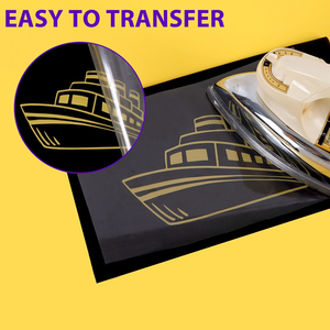 Vinilo textil trasferencia de <span class=keywords><strong>calor</strong></span> HTV doré <span class=keywords><strong>fer</strong></span> <span class=keywords><strong>à</strong></span> <span class=keywords><strong>repasser</strong></span> sur vinyle 20ft par 20ft rouleau HTV vinyle de transfert de chaleur pour t-shirts rouleaux de vinyle - Product Image 3