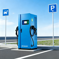 Nouvelle station de recharge rapide pour véhicules électriques CCS2 DC de 160 kW compatible solaire avec 4G/Ethernet pour une utilisation commerciale en extérieur et CE OCPP