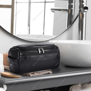 Neceser de viaje con logotipo personalizado, neceser plegable para almacenamiento de cosméticos, neceser de viaje para hombre, neceser colgante de viaje - Product Image 3