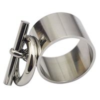 Edelstahl Runde Ring Engravable Anpassbare Bijoux Frauen Silber Farbe Einzigartige Schmuck Exquisite Mode Mädchen Biker Ring