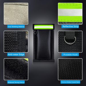 <span class=keywords><strong>Bolsa</strong></span> <span class=keywords><strong>de</strong></span> <span class=keywords><strong>jaula</strong></span> <span class=keywords><strong>Faraday</strong></span> ignífuga impermeable para antirrobo y antiseguimiento protege computadoras portátiles tabletas teléfonos llaves <span class=keywords><strong>de</strong></span> coche - Product Image 5