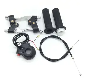 Handle Grips Kill on/off Switch Throttle Brake Levers with throttle grip Kit Mini Pocket Dirt Bike