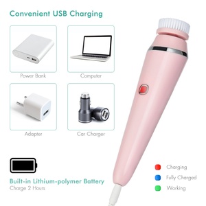 Cepillo Limpiador Facial de Silicona Impermeable, Exfoliante, Kit de Spa, Cepillo para Limpieza Facial con Base - Product Image 6