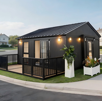 Maison conteneur moderne préfabriquée de 20 pieds, deux chambres, type « Granny Flat », résidence familiale portable, isolée, personnalisable et extensible