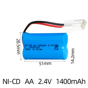Paquete <span class=keywords><strong>de</strong></span> batería <span class=keywords><strong>de</strong></span> níquel <span class=keywords><strong>cadmio</strong></span> 2,4 V 1400mAh Paquete <span class=keywords><strong>de</strong></span> batería recargable Tamaño AA <span class=keywords><strong>para</strong></span> batería <span class=keywords><strong>de</strong></span> coche <span class=keywords><strong>de</strong></span> control remoto - Product Image 4