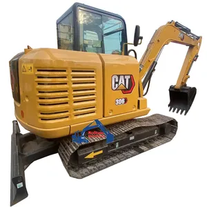 2023 Mini CAT 306 305 307 Quase Nova Máquina Fábrica 5t 6t 7t Escavadeira Escavadeira Usada