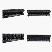 Barra de Luz LED Lineal Móvil RGBW 4 en 1 de 12 Piezas * 60W 3-30 °   Iluminación de Escenario DMX512 con Ángulo de Zoom Ajustable y Efecto Estroboscópico IP20