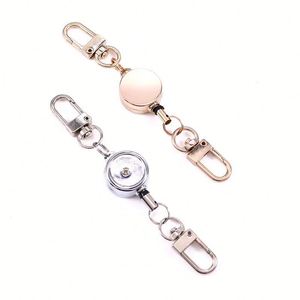Retractable Badge Reel Keychain with Metal Carabiner Clip - Heavy-Duty Key Holder and ID <b>Card</b> Pull Cord for Promotional Gifts - Product Image 4