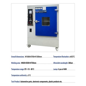 Tủ-Loại UV Thời tiết Máy kiểm tra UV tăng tốc lão hóa buồng thử nghiệm Xenon ARC lão hóa Tester nhựa UV lão hóa Tester - Product Image 4
