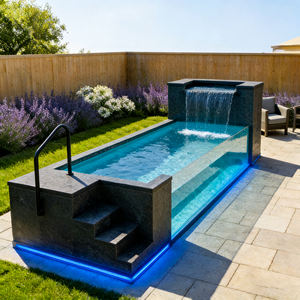 Qualité supérieure, petite taille, carreaux de mosaïque en acrylique, fibre de verre, WPC, pour spa, résistants aux UV, résistants aux fissures, piscine de luxe - Product Image 3