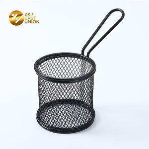 Minicesta redonda para <span class=keywords><strong>patatas</strong></span> <span class=keywords><strong>fritas</strong></span>, colador de comida para servir, presentación para <span class=keywords><strong>patatas</strong></span> <span class=keywords><strong>fritas</strong></span>, camarones y cuñas - Product Image 6