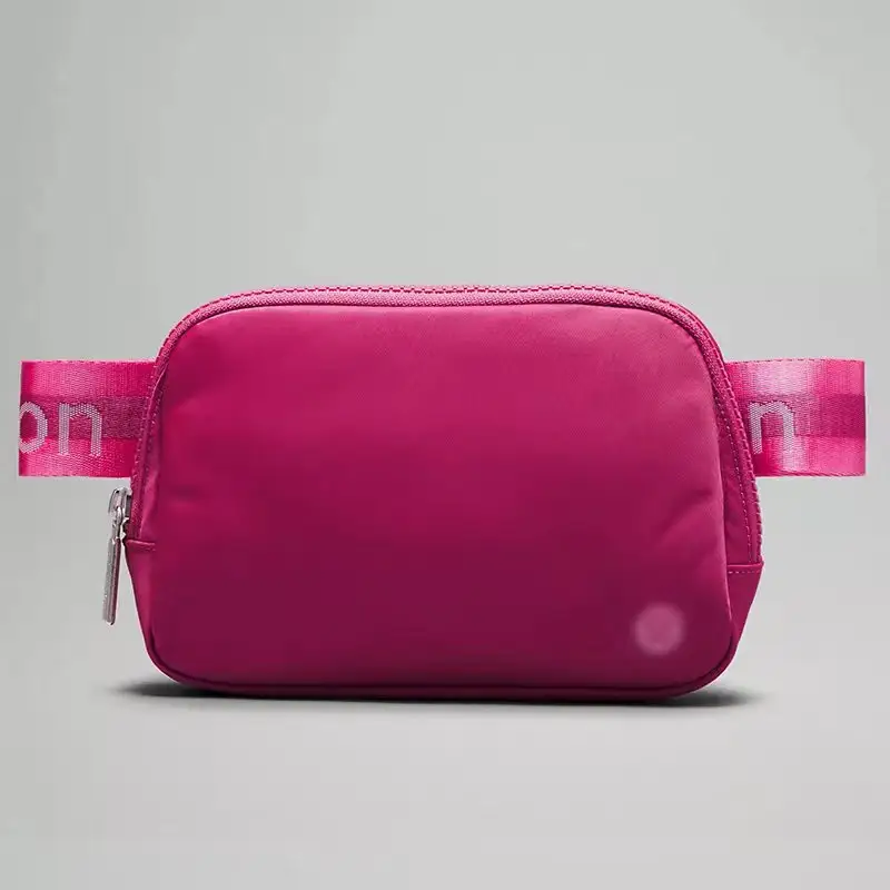 Lulu limon bel çantası Fanny paketi her yerde 1L yürüyüş koşu Yoga spor Crossbody çanta ayarlanabilir bel çantası