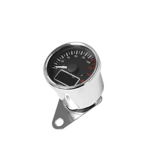 Tachimetro moto tachimetro universale per pannello moto 0 ~ 160 KM/H moto Digital LED LCD Speed Gauge Retro