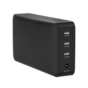 High Power Multi USB Gan Charger 240w 4 Ports Desktop Charger Multifunction Pd Qc3.0 Fast Charging Usb C Pd Gan Charger