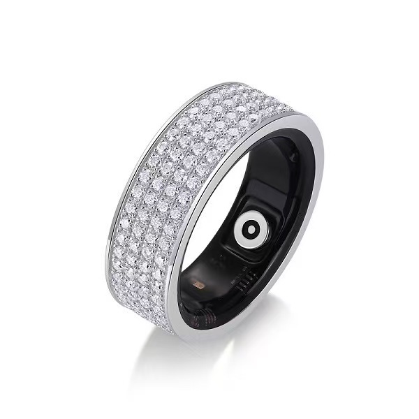 110m Waterproof Slim Shank Smart Ring Long Battery Life Blood Oxygen Monitor with Sleep and Health Features for LGBT Gender