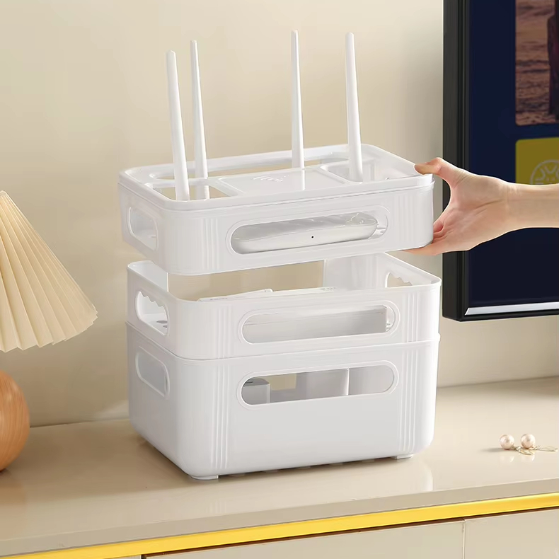 Wi-Fi роутер коробка для хранения ТВ-приставка Скрытая полка разъем для организации проводов