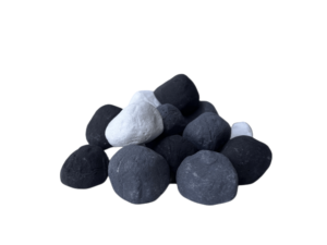 Guijarros de fibra de cerámica ecológicos de alta calidad para decoración de biochimenea - Product Image 5