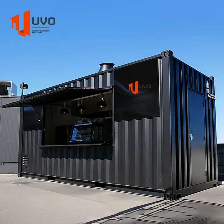 Custom Coffee Ice Cream Prefab Container Shop for Events