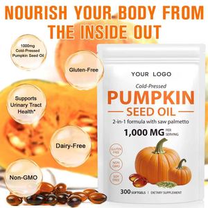 Softgel Minyak Biji Labu Saw Palmetto, Pendukung Kesehatan Prostat & Mencerahkan Kulit, Suplemen Kesehatan Alami untuk Dewasa, Pendukung Kekebalan Tubuh - Product Image 2