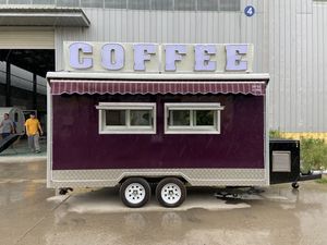Factory Directly Sell Food Trailer Qualified Coffee Trailer Large Vending Outdoor Mobile Shop Truck Cart for Sale - Product Image 6