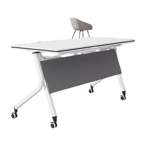 Mesa de Conferência Moderna de Ferro Dobrável e Extensível com Rodas - Product Image 5