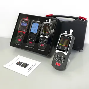 JD-3003 เครื่องวิเคราะห์อากาศ LCD 6 ช่องอเนกประสงค์ เครื่องนับอนุภาคฝุ่น ปั๊มดูด PM2.5 เครื่องตรวจจับอากาศ อุณหภูมิ ความชื้น - Product Image 1