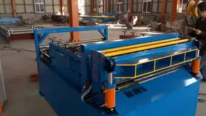 Metal bobin tesviye dilme hattı makine kesim uzunluğu otomatik metal çelik işleme makinesi kesme makinesi