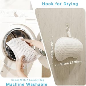 Cuscino ergonomico per vasca da bagno in TPE con 4D in Mesh vasca da bagno cuscini per il collo e la schiena per il Comfort del bagno - Product Image 3