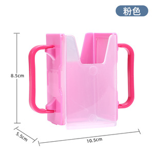 Support pour carton de lait avec poignée, en plastique durable, <span class=keywords><strong>anti</strong></span>-<span class=keywords><strong>fuite</strong></span>, pour <span class=keywords><strong>tasse</strong></span> à lait pour bébé, pour l'<span class=keywords><strong>apprentissage</strong></span> des enfants - Product Image 5