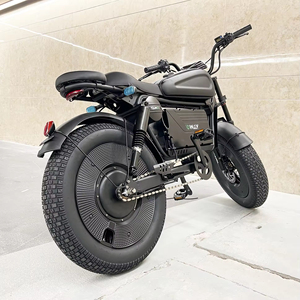 Bicicleta Eléctrica Himoto de 3000w 60v 45ah con Batería de Litio, para Desplazamientos Urbanos, con Neumáticos Anchos y Accesorios, Color Negro Personalizado SK-2 Nuevo - Product Image 6