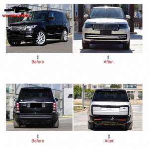 Aucune coupe requise vogue mise à niveau 2023 Kits de carrosserie de Style <span class=keywords><strong>SV</strong></span> phares feux arrière capot pare-chocs avant arrière Kit de carrosserie pour Range Rover - Product Image 2