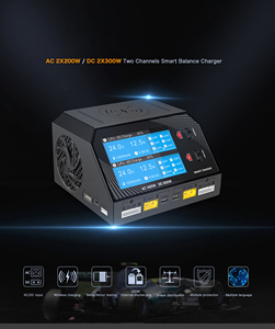 Cargador de Baterías UP8 de Doble Canal 2x16A con Carga Rápida, AC 2X200W / DC 2X300W, 100-240V, Cargador de Equilibrio para LiPo, LiHV, LiIon - Product Image 3