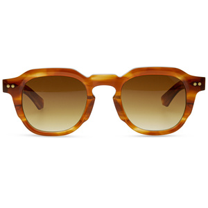 Gafas de Sol Unisex Ovaladas con Montura Completa, Lentes Degradadas, 100% Protección UV, Estilo Retro, Protección Solar para Adultos - Product Image 1