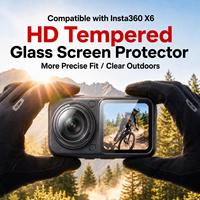 Kit d'accessoires pour Insta360 X6 : Protection d'objectif, Cadre de protection, Capuchon, Boîtier de plongée, Sac de rangement, Étui, Protection d'écran, Support moto