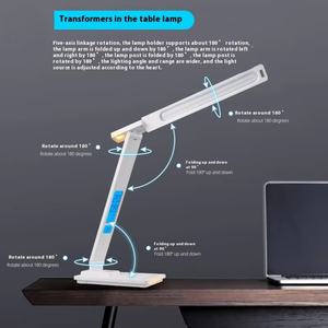 Lámpara de Escritorio con Calendario 2025 de Estilo Moderno Personalizada, Plegable, con Salida USB, Carga Inalámbrica de 10W, Calendario Perpetuo, Alimentada por Batería - Product Image 6