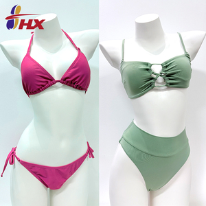 Özel Logo mikro Bikini dize tanga mayo kadınlar için 2025 OEM seksi Mini Bikini seti üçgen mayo Spandex/Polyester - Product Image 3