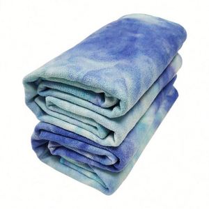 Microfibre Anti Slip Sublimation <b>Large</b> <b>Mat</b> Sweat Custom Logo Natural Yoga Towel - Product Image 2